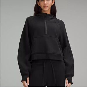 Lululemon Athletica Black Oversized Scuba Sweatshirt